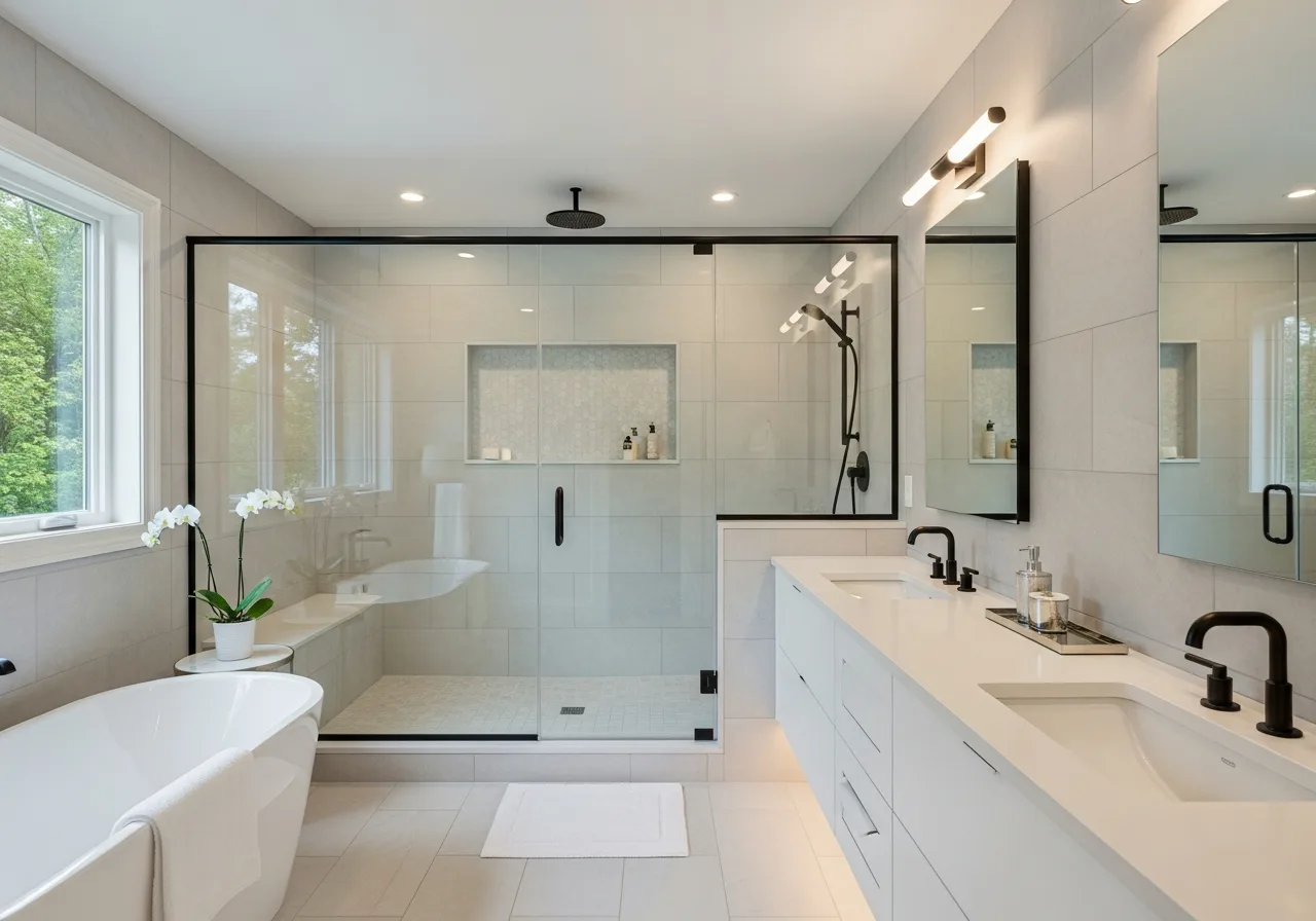 Fab 40s Retreat — Bathroom Remodel in East Sacramento by Modern Green Construction